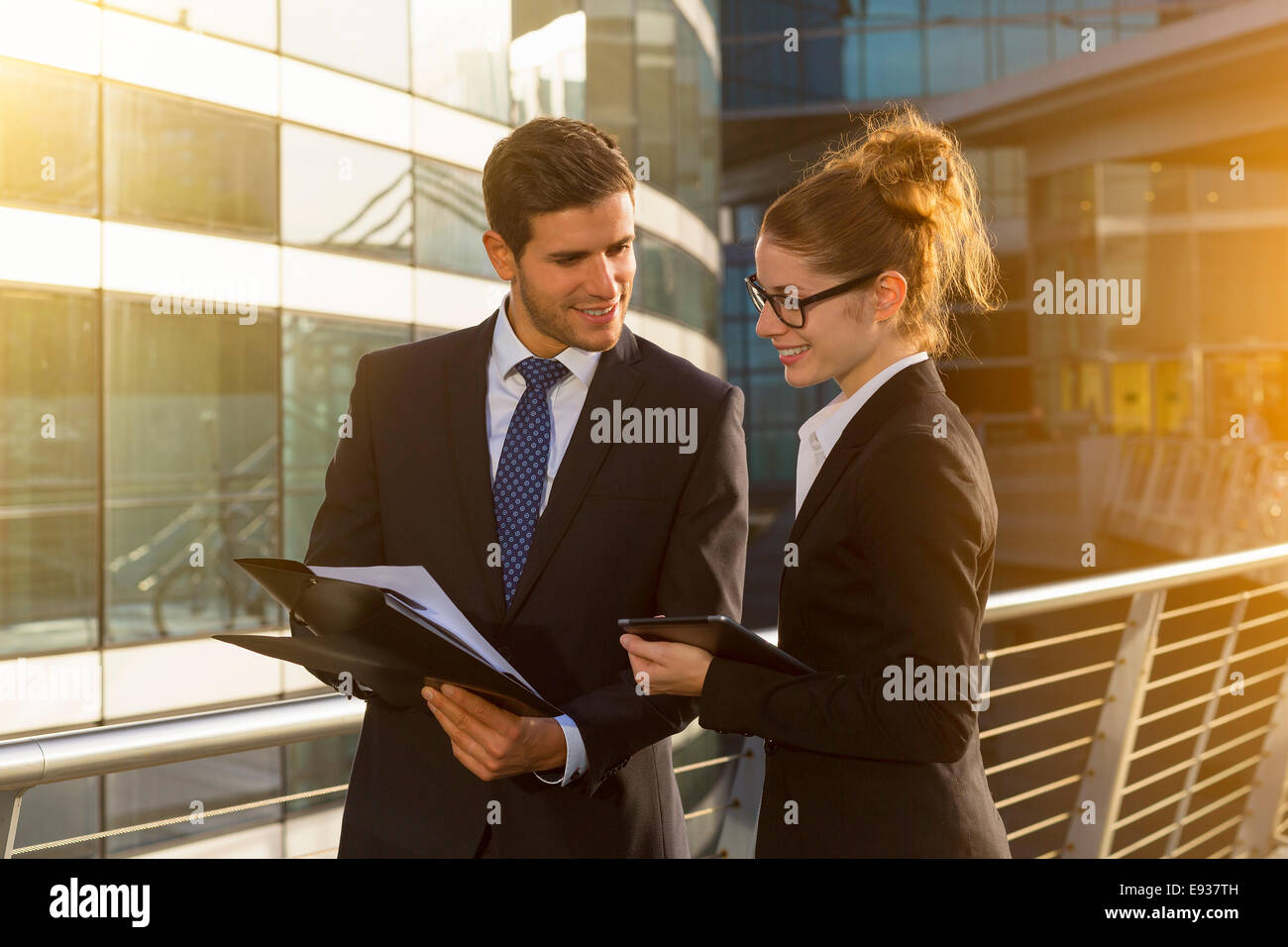 Portrait des gens d'affaires Banque D'Images