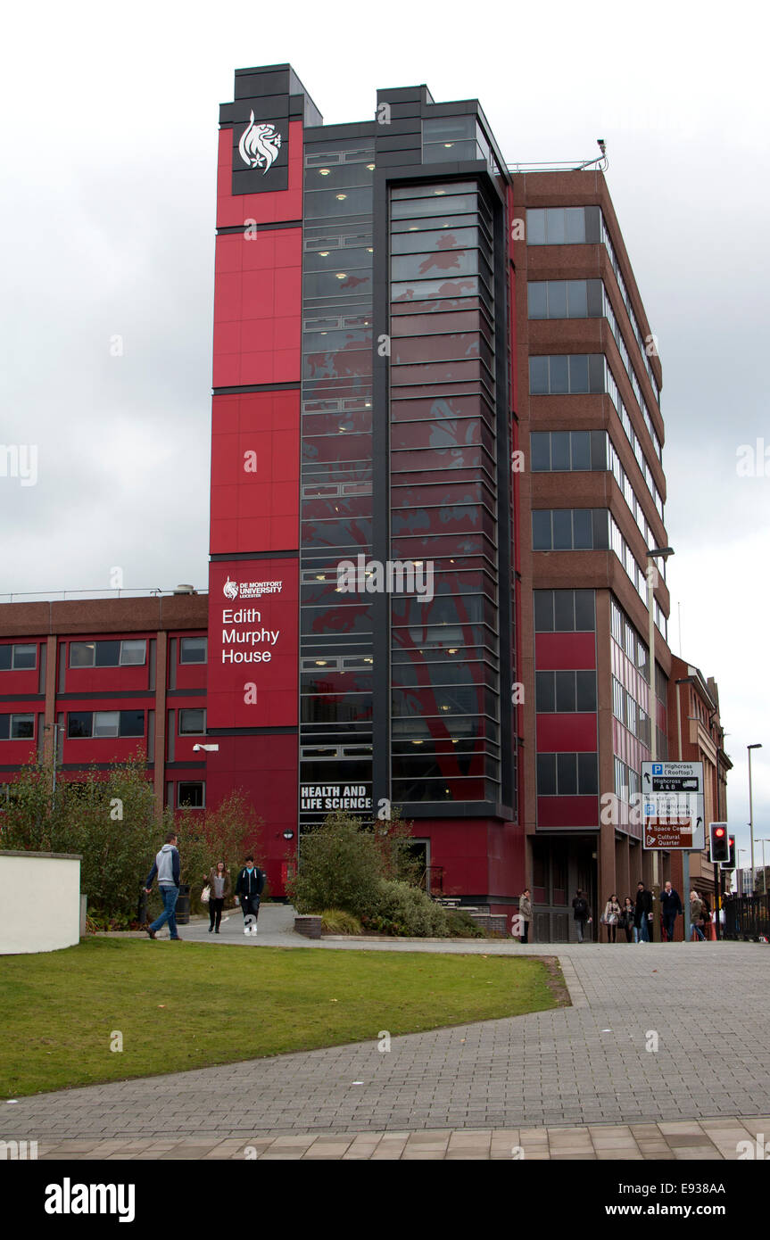 Edith Murphy House, De Montfort University, Leicester, UK Banque D'Images