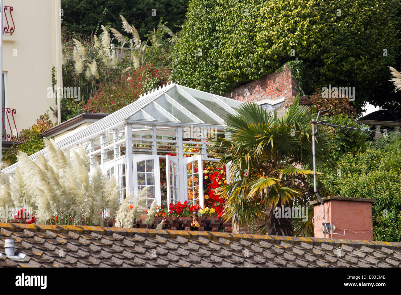 Jersey Channel Islands' green house Banque D'Images