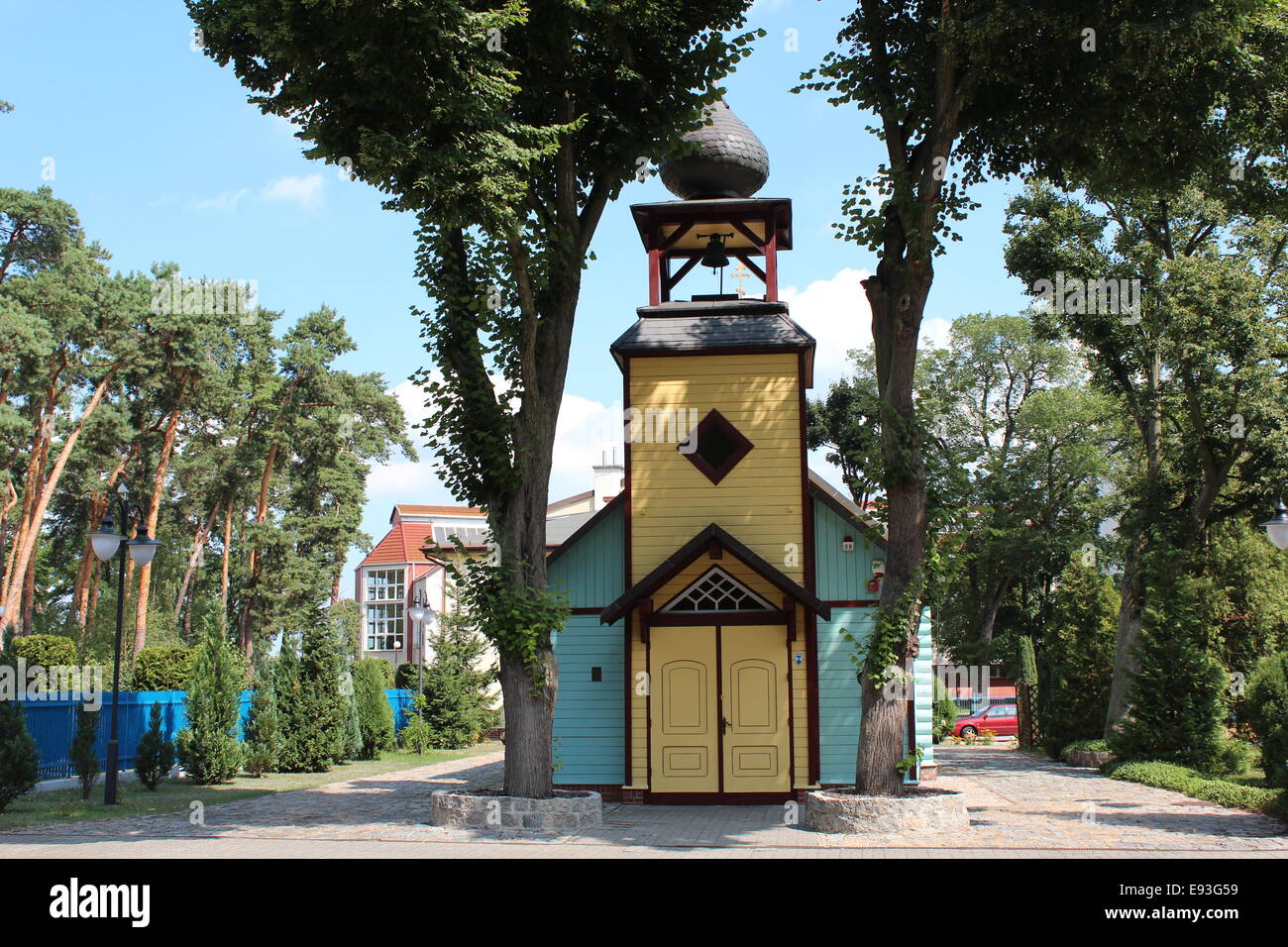 L'Archange Saint-Michel Église, Ciechocinek Banque D'Images
