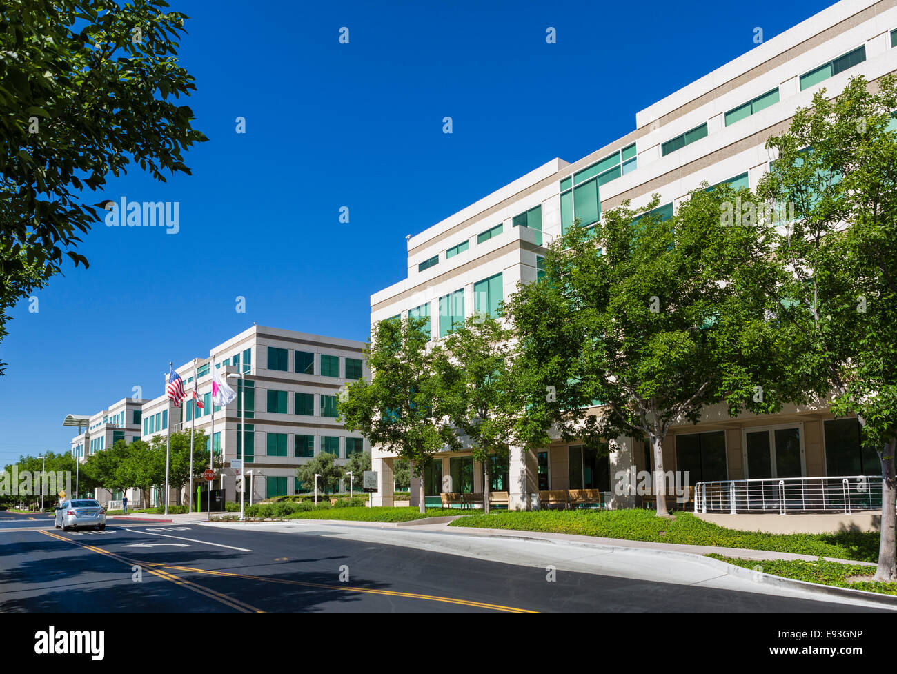 The Old Apple Inc Head Office Campus, One Infinite Loop, Cupertino, Californie, États-Unis Banque D'Images