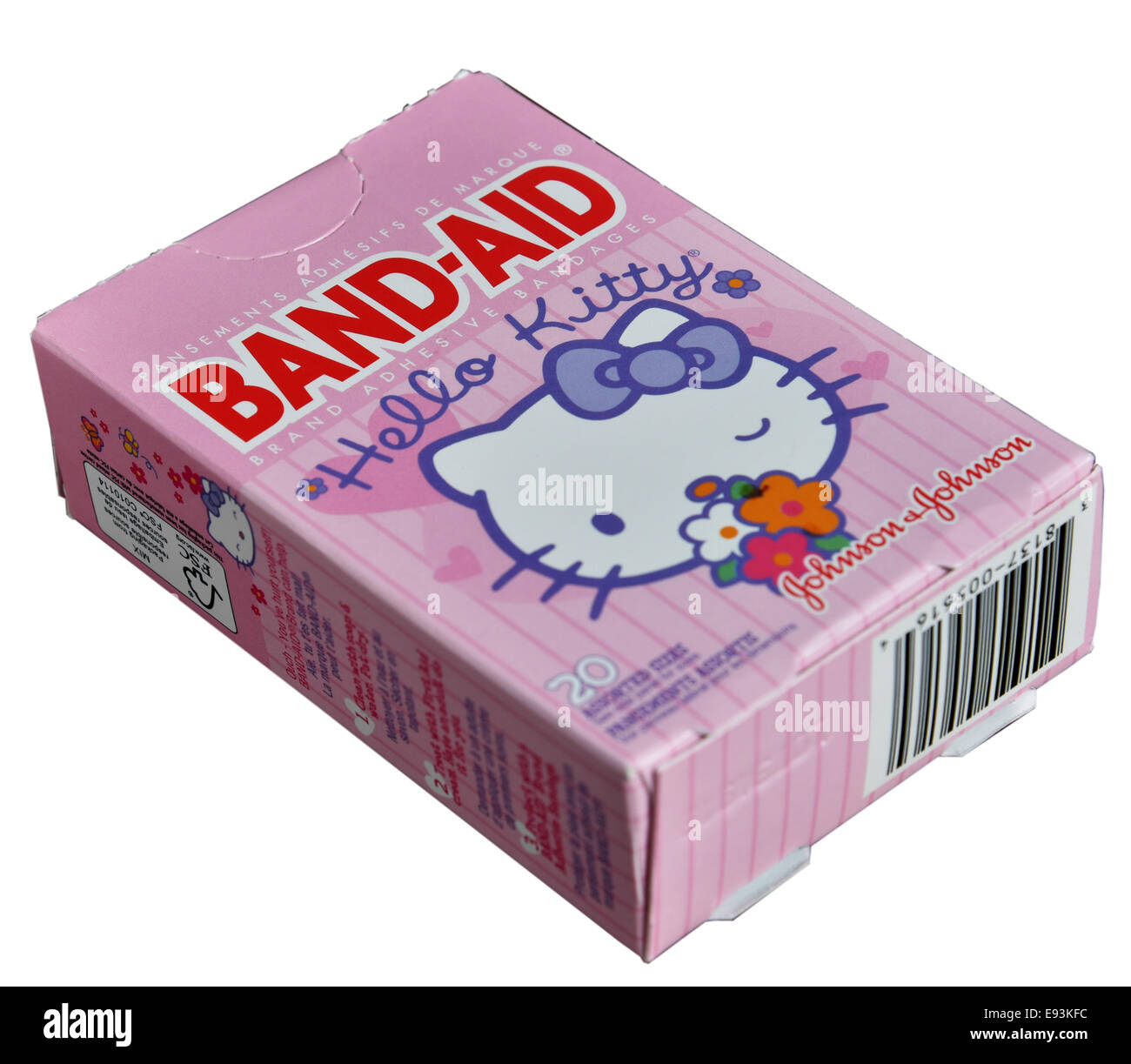 Bonjour Kitty plâtres Band Aid Banque D'Images