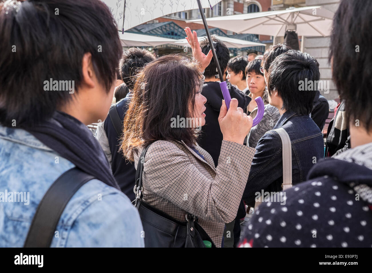 Guide de l'Asian Tour à Londres Banque D'Images