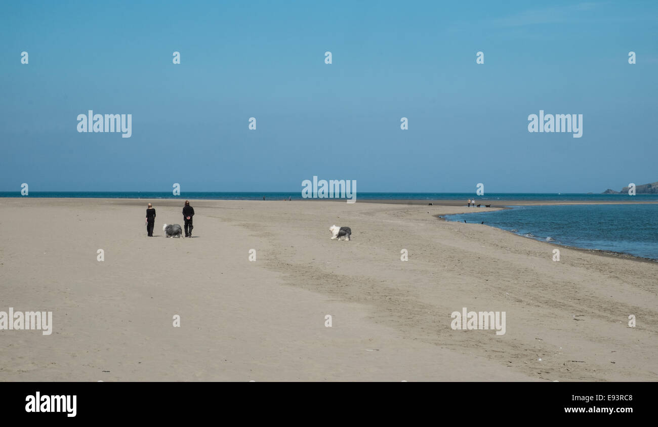 Poppit Sands,West Wales Banque D'Images