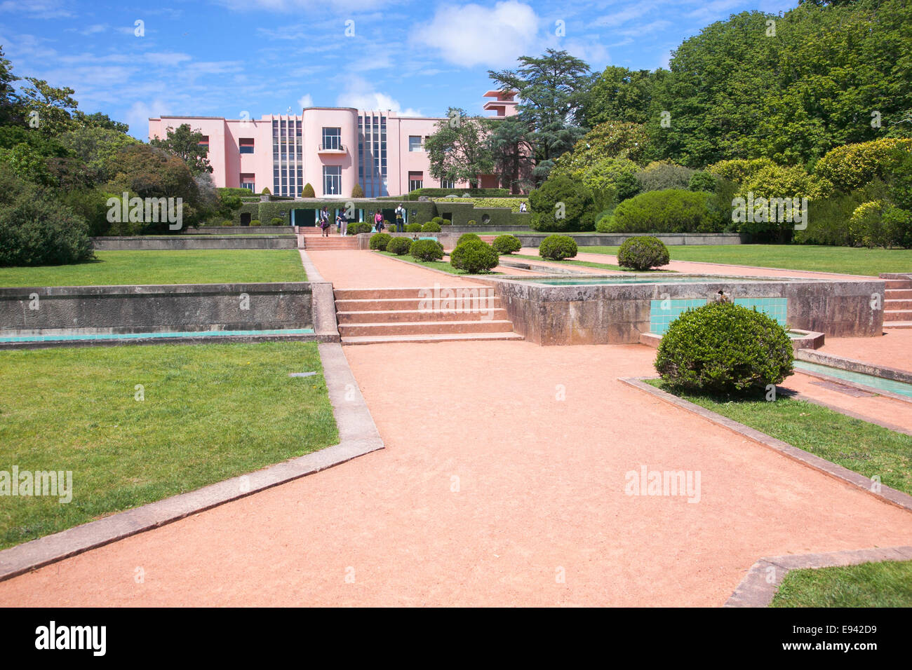 Villa Serralves (Casa de Serralves) au Musée de Serralves à Porto, Portugal Banque D'Images