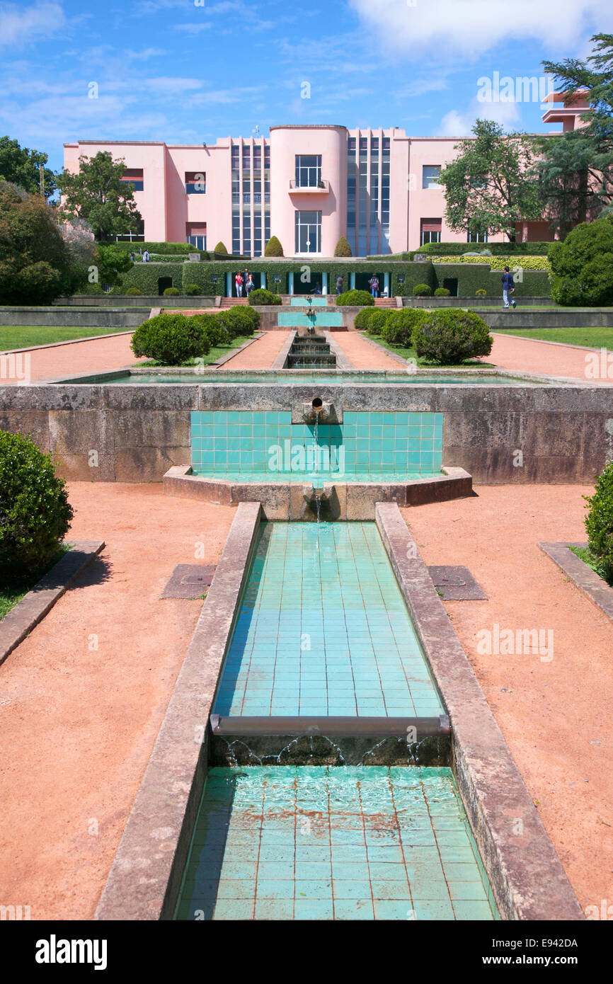 Villa Serralves (Casa de Serralves) au Musée de Serralves à Porto, Portugal Banque D'Images