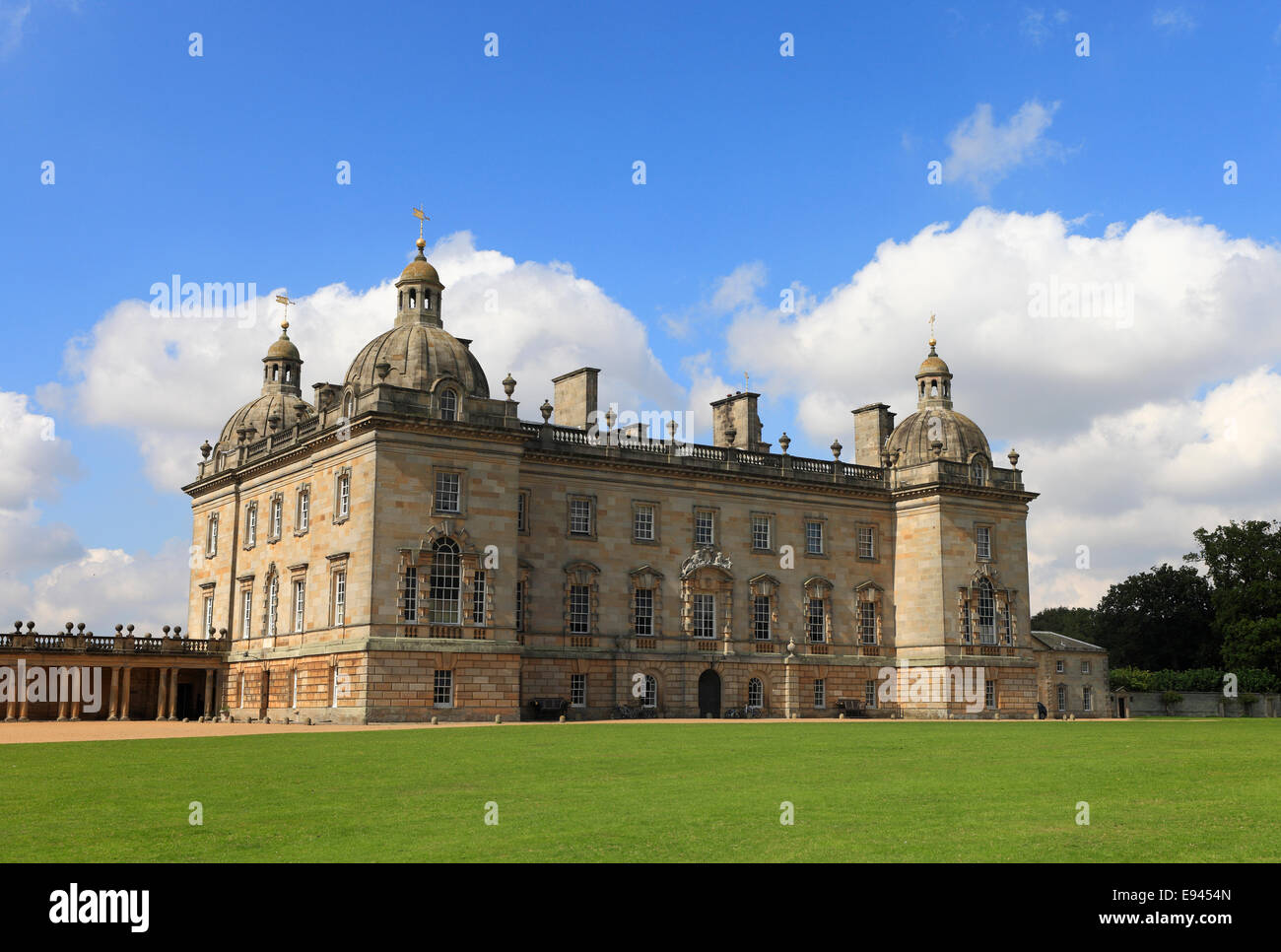 Houghton Hall, Norfolk, Angleterre. Banque D'Images