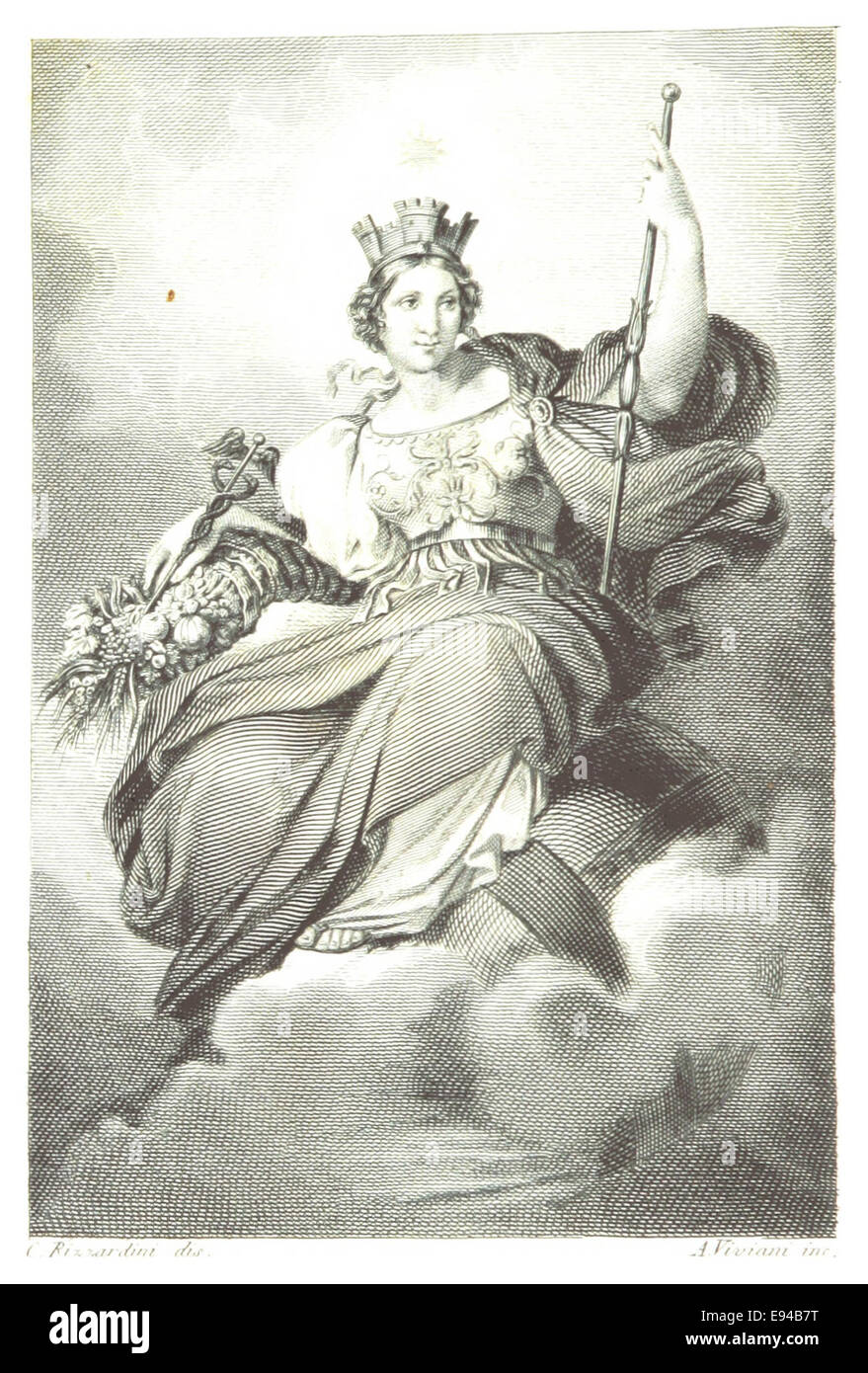 D.G.U. (1827) tome I.2 Italia Banque D'Images