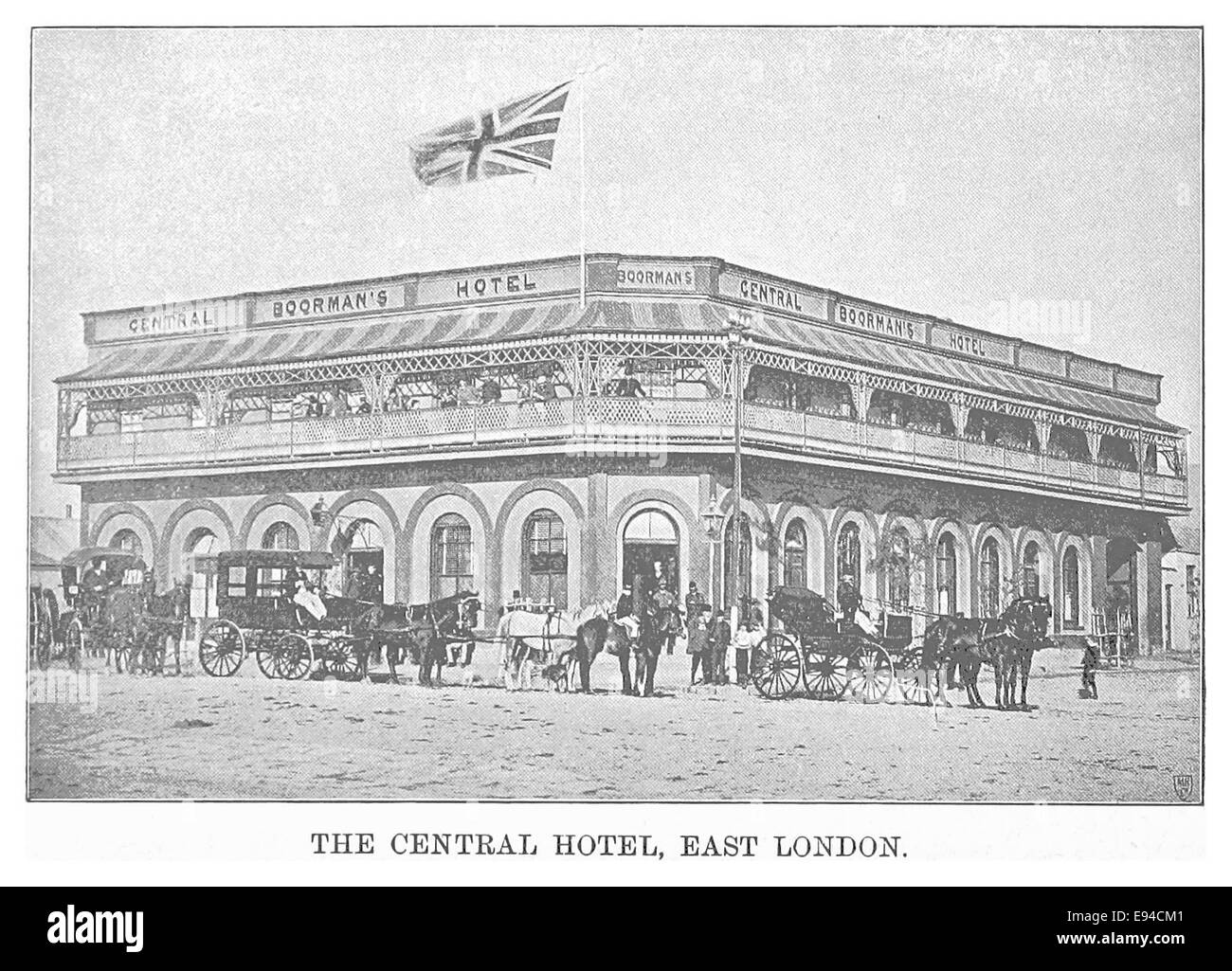 EL1893 pg148 Le Central Hotel Banque D'Images