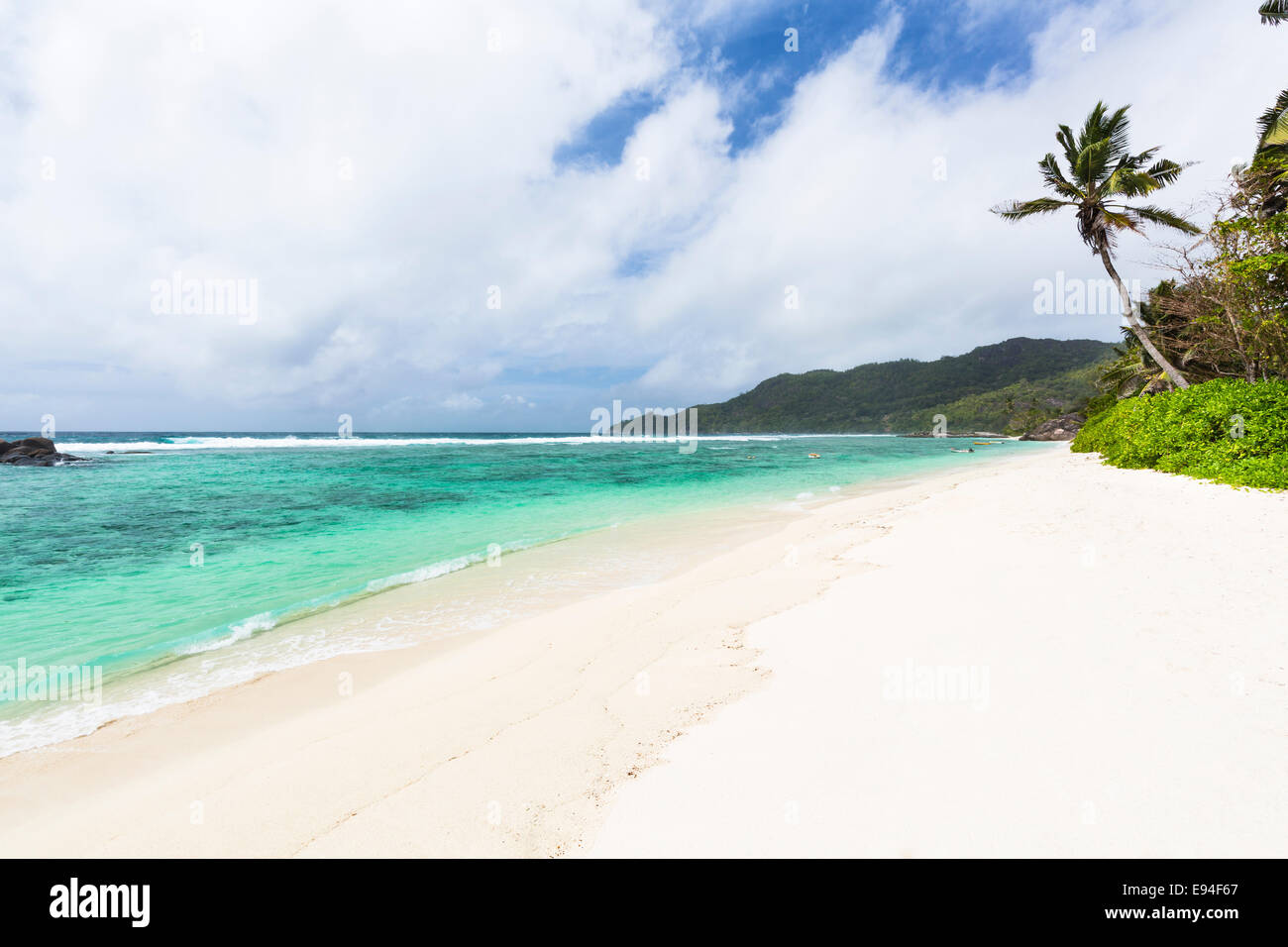 Anse Royale, dans le nord de Mahé, Seychelles Banque D'Images