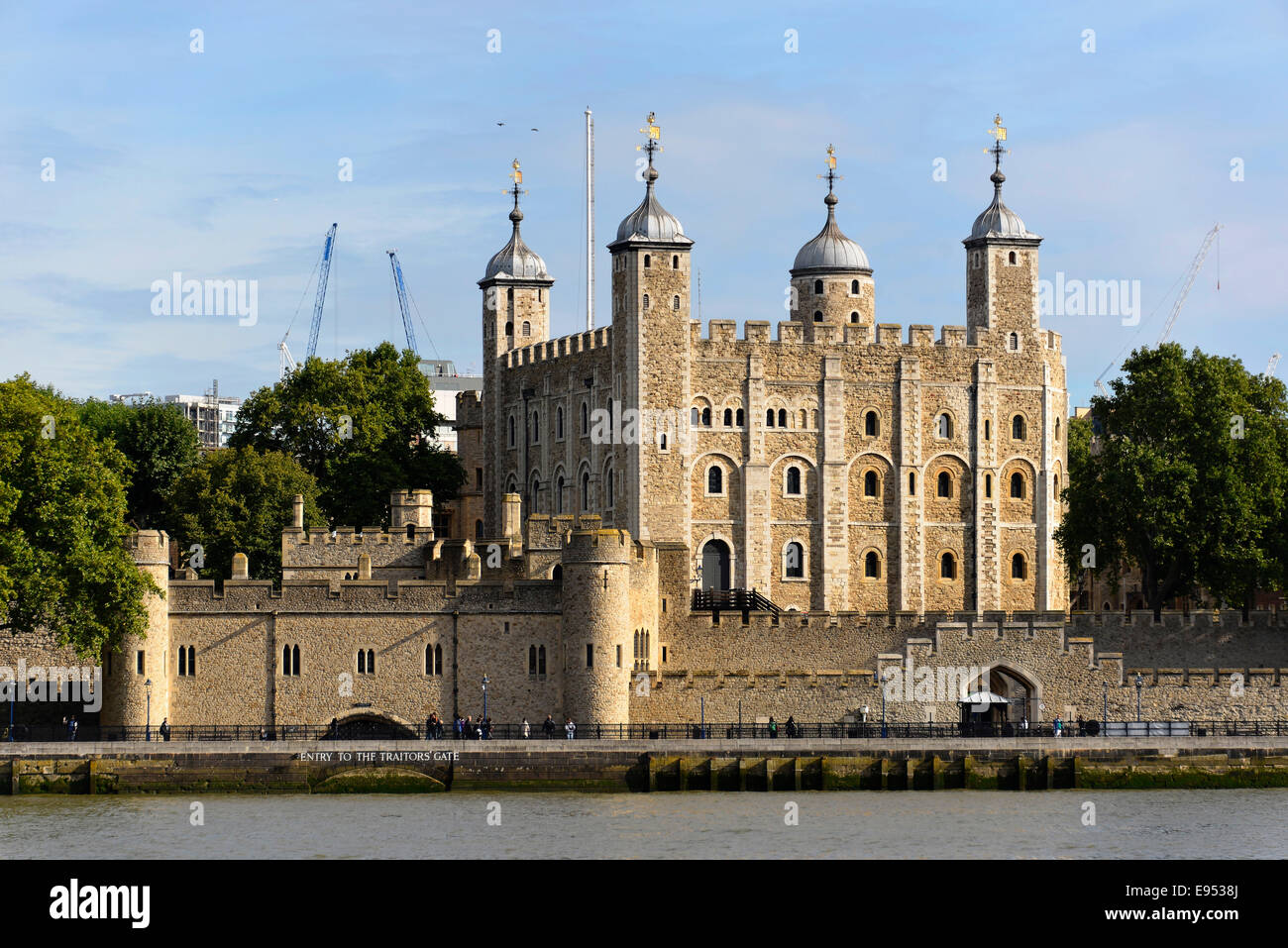 La Tour de Londres, Waterloo caserne où sont conservés les joyaux de la Couronne, l'UNESCO World Heritage Site, Londres, Angleterre Banque D'Images