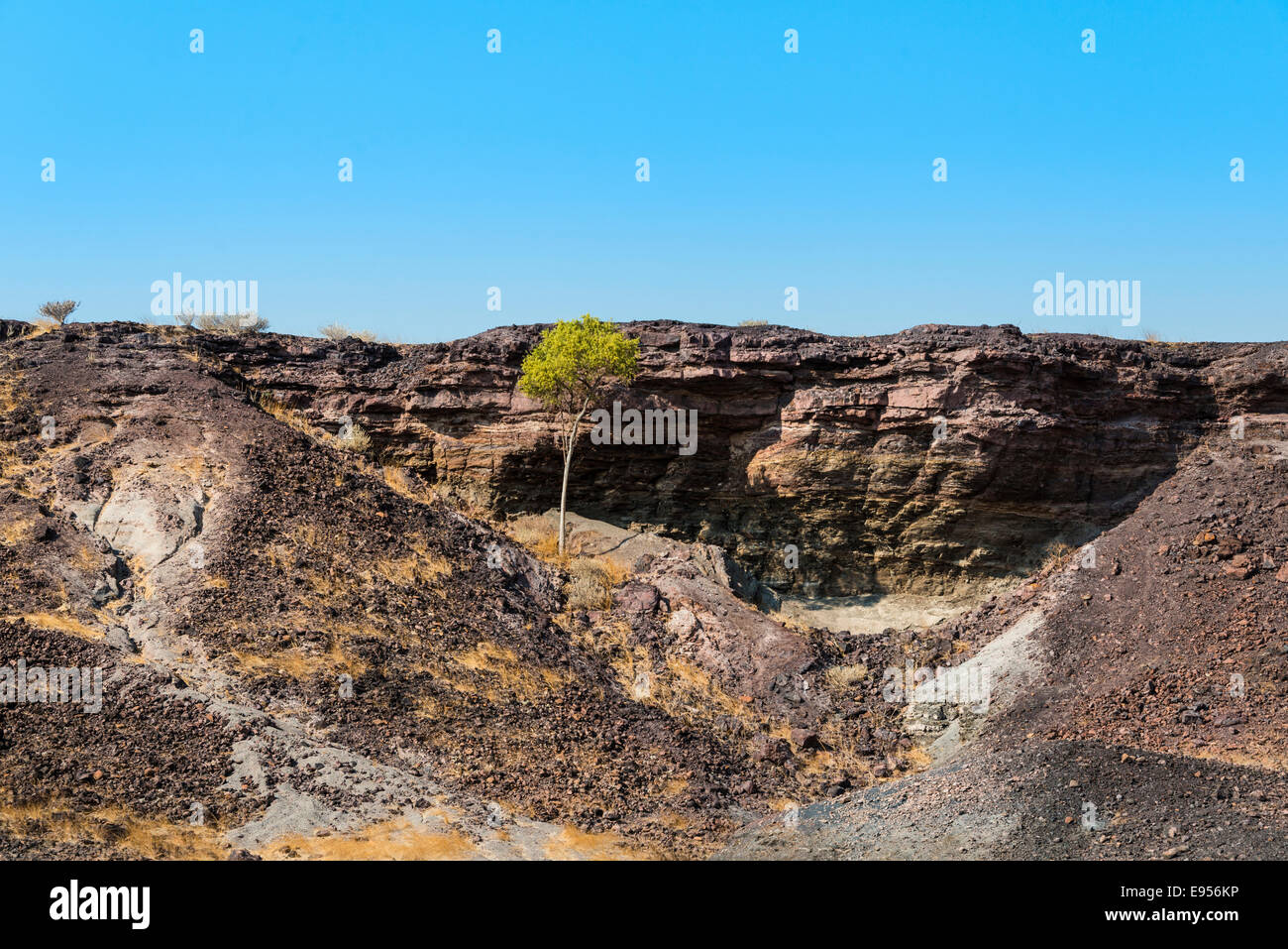 Montagne Brûlée, Damaraland, Namibie Banque D'Images