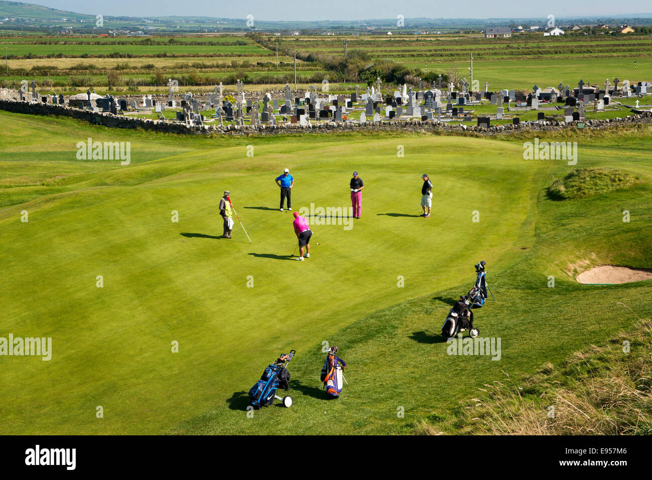 Ballybunion Old Course, Irlande Banque D'Images
