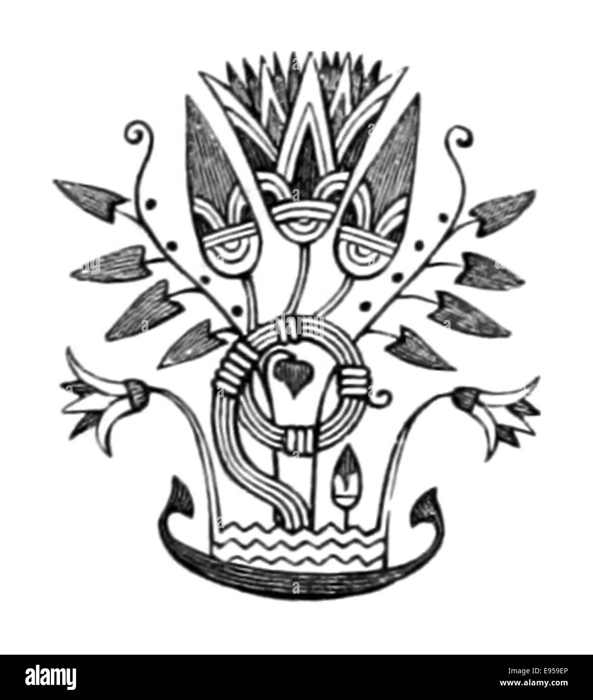 HESSE-WARTEGG(1881) p011 Illustration Banque D'Images