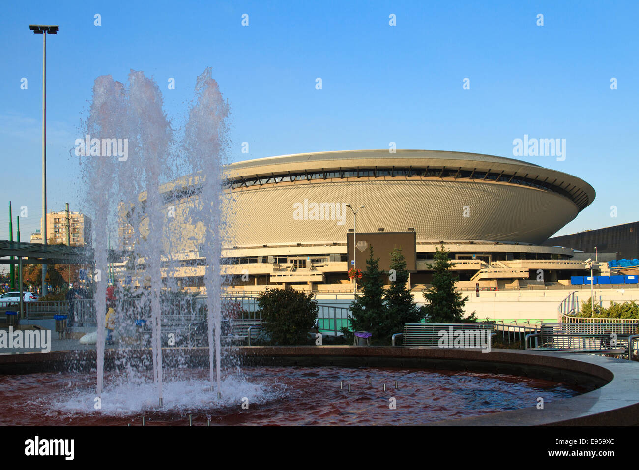 Podek «' sport et loisirs arena à Katowice, Pologne. Banque D'Images