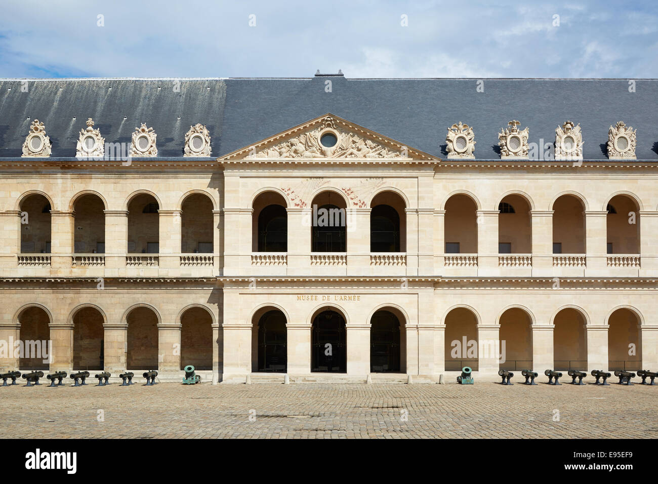 Musée de l'Armée de tribunal à Paris, France Banque D'Images