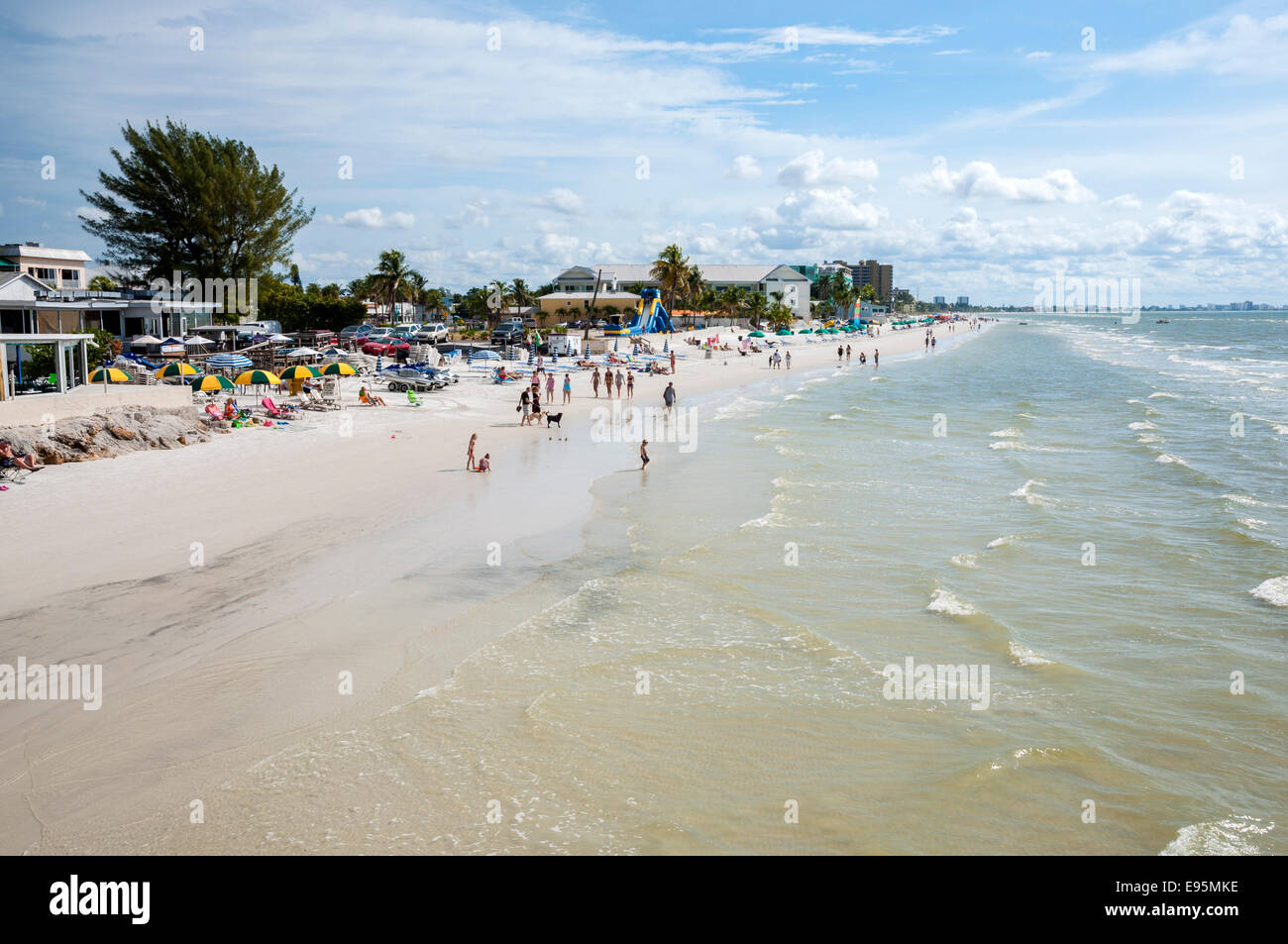 Plage du golfe du Mexique à Naples, Floride Banque D'Images