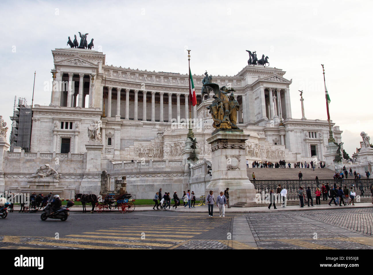 Monumento a Vittorio Emanuele II Banque D'Images