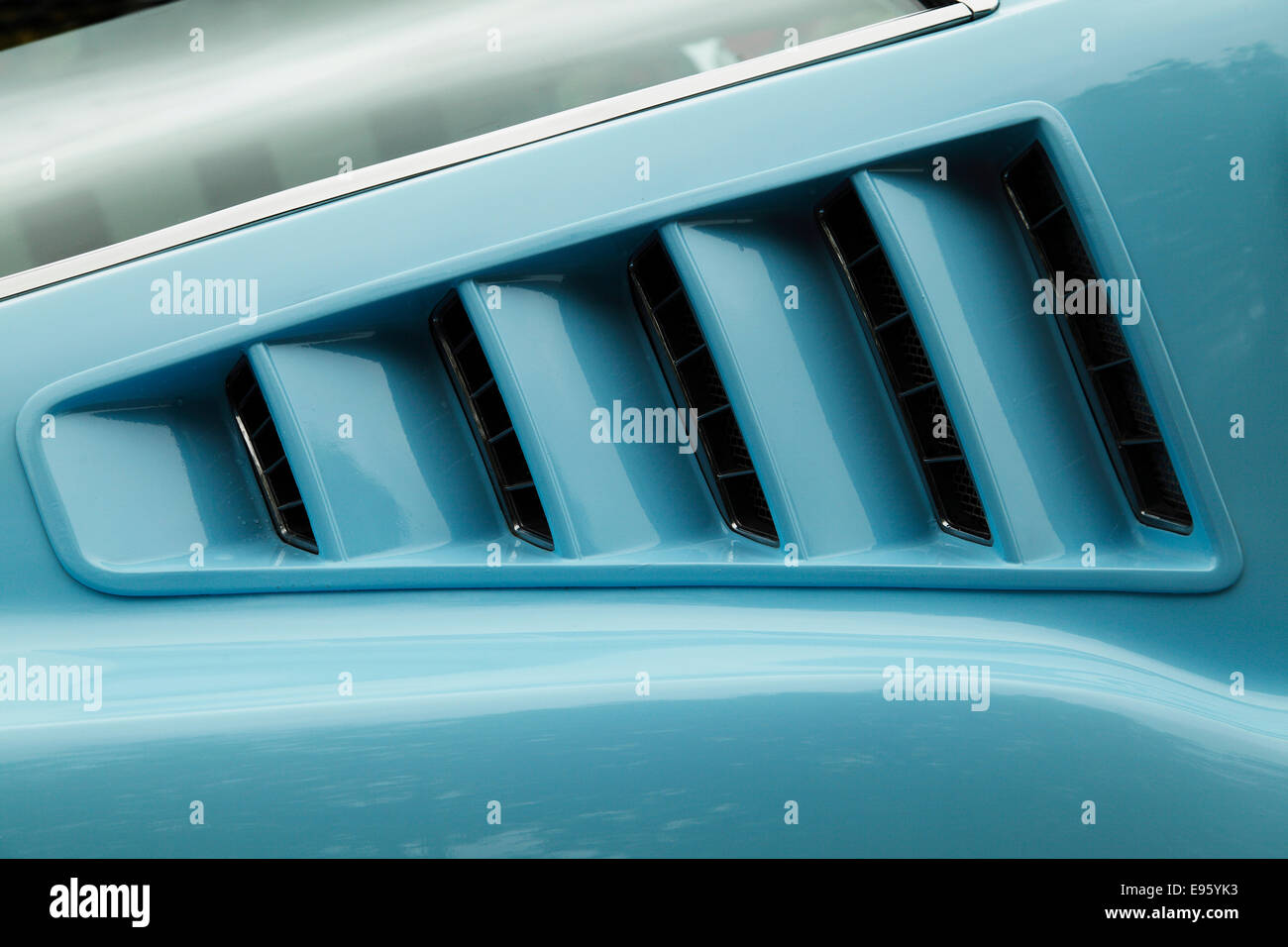 Classic Car Ford Mustang Détail Banque D'Images