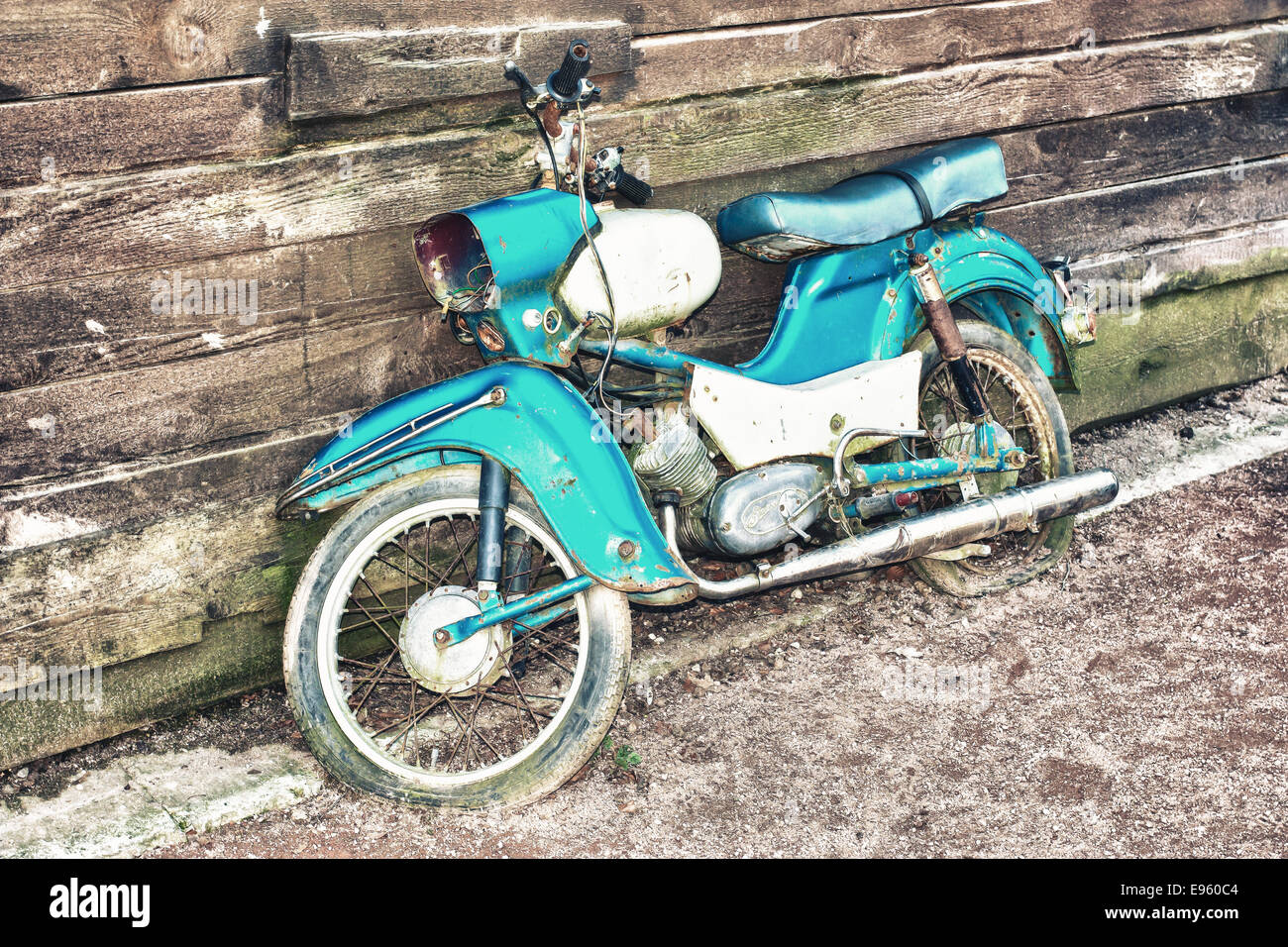 Vieux vélo Banque D'Images