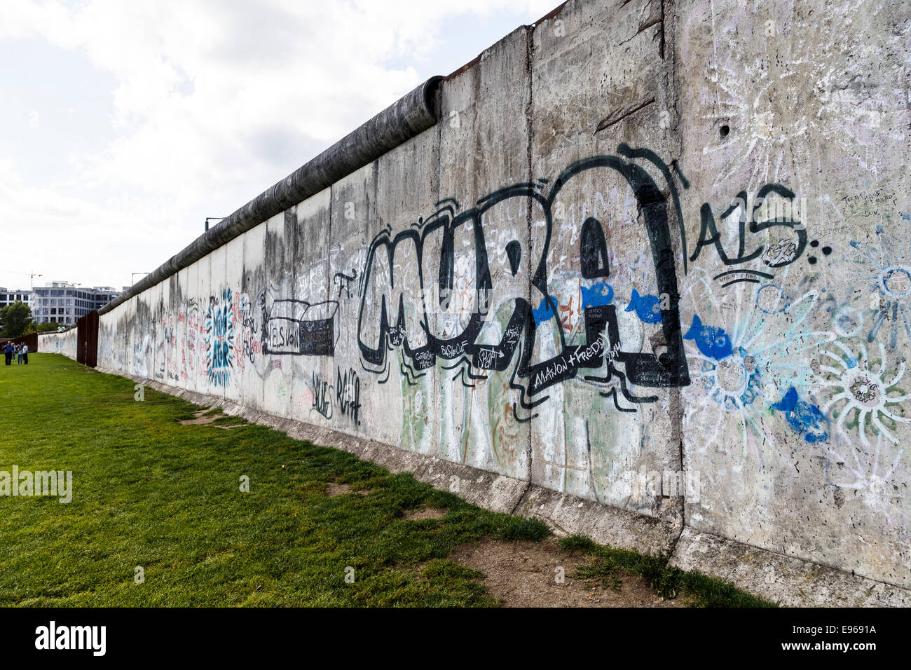 L'article reste de mur de Berlin au mur de Berlin Memorial Park, Bernauer Strasse, Mitte, Berlin Banque D'Images