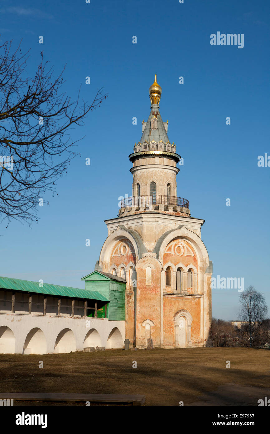 Svechnaya Borisoglebski Tour du monastère à Torjok, Russie, région de Tver, Torjok Banque D'Images