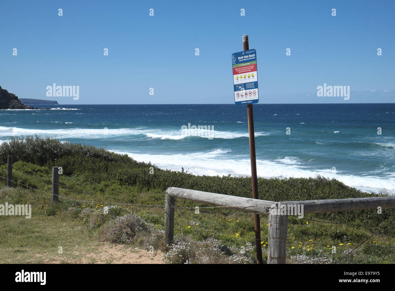 Palm beach sydney tourné au printemps,Sydney, Australie Banque D'Images
