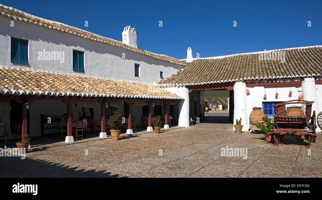 Venta del Quijote Don Quijote de l'intérieur de la ferme Banque D'Images