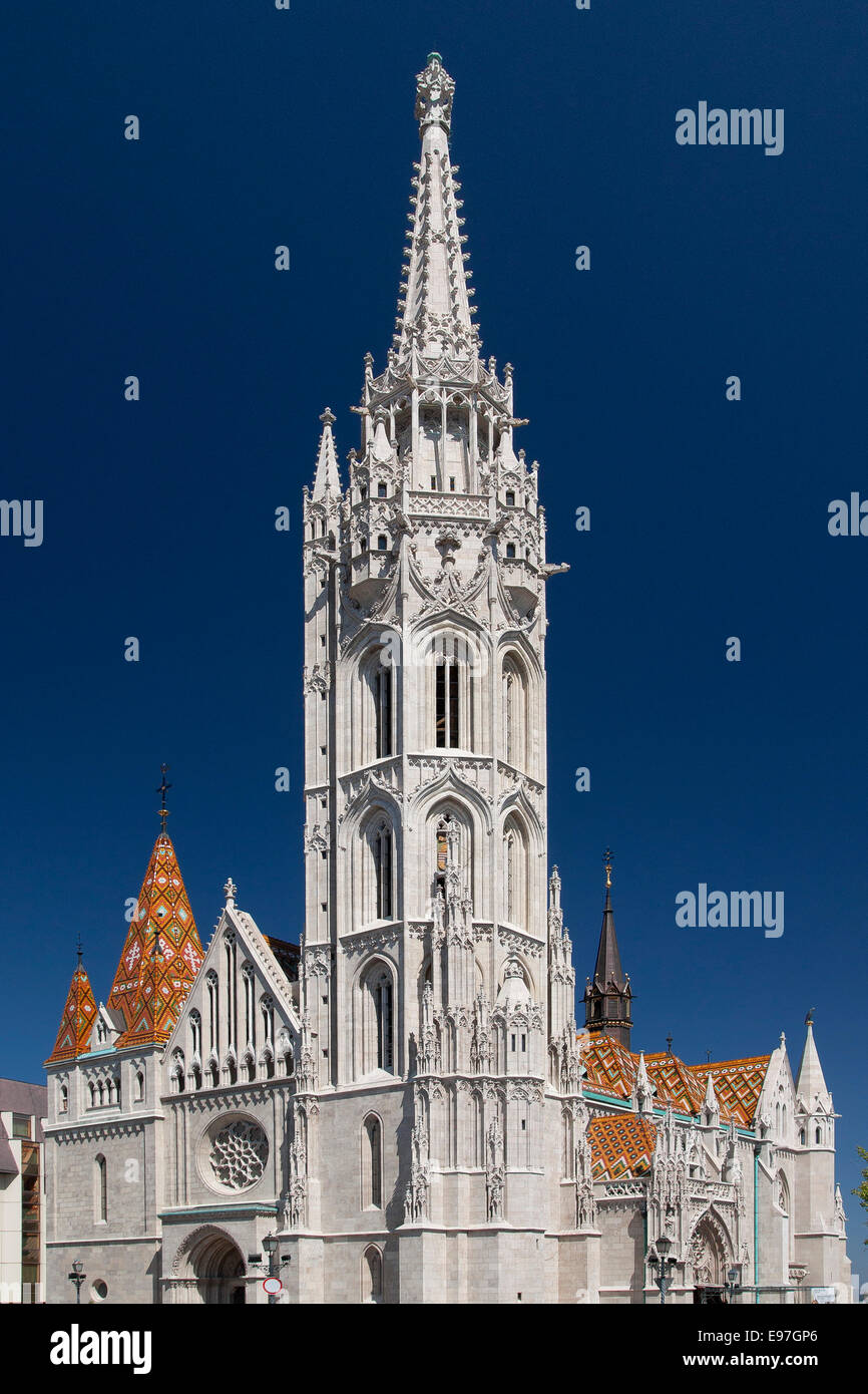 L'église St Mathias, Budapest Banque D'Images