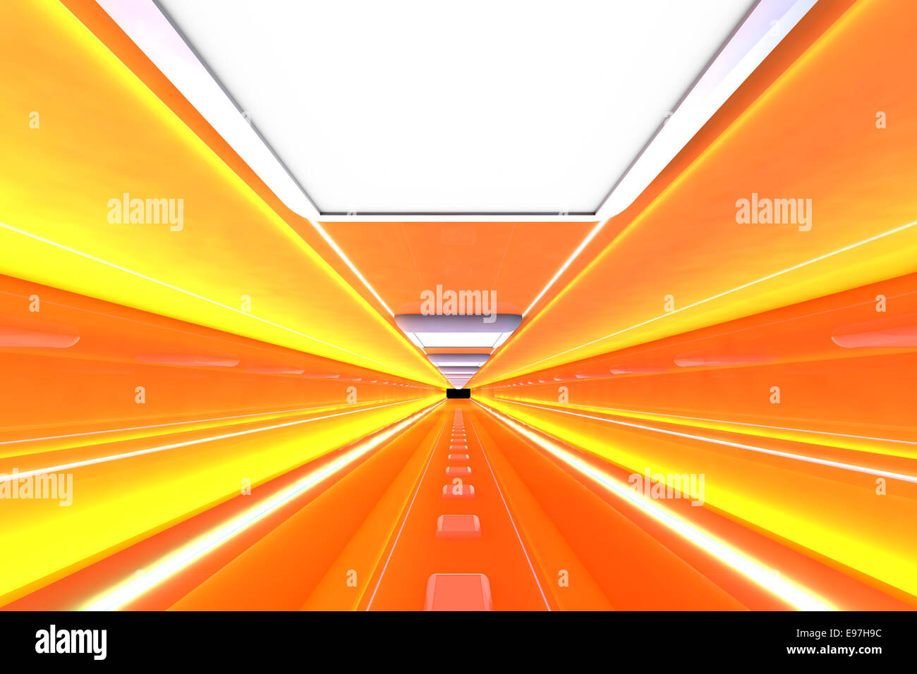Architecture d'intérieur d'un tunnel. Banque D'Images