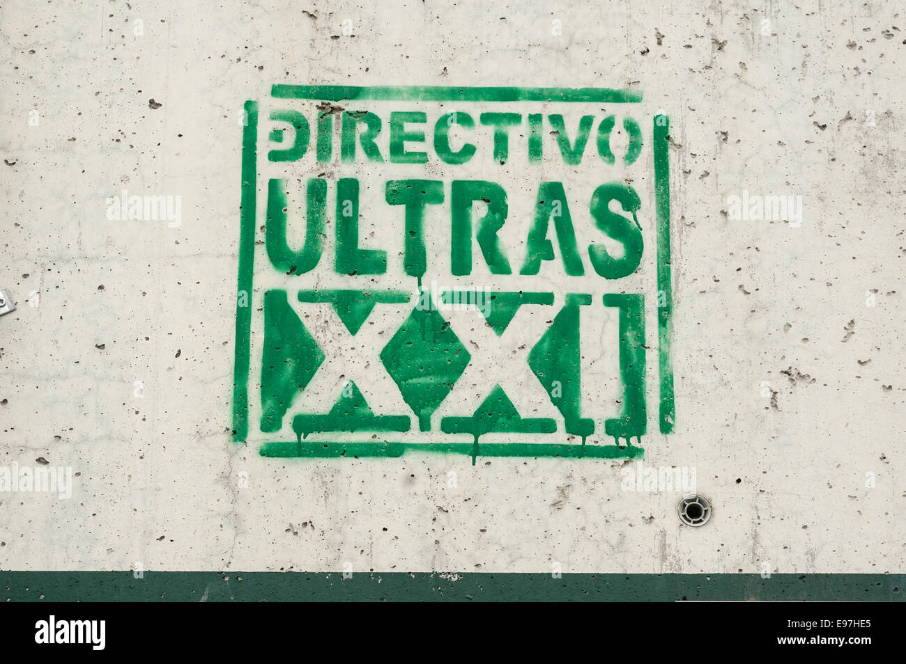Directivo Ultras XXI, le Sporting Clube de Portugal partisans Banque D'Images