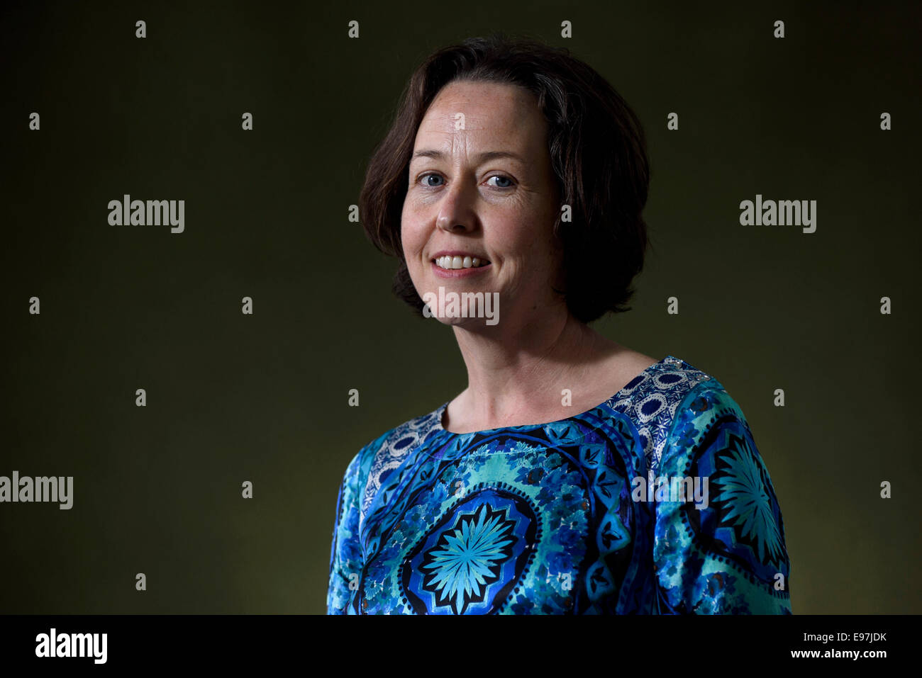 Auteur irlandais, écrivain, romancier et journaliste Audrey Magee s'affiche à l'Edinburgh International Book Festival. Banque D'Images