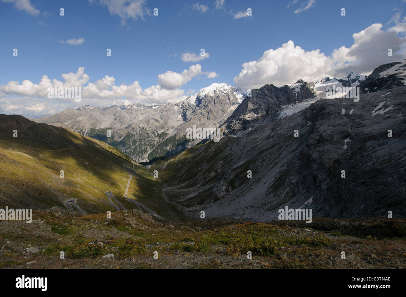 Col du Stelvio, Italie Banque D'Images