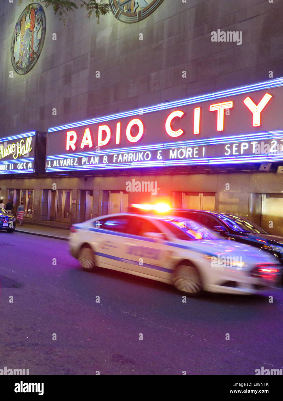 Le Radio City Hall à New York Banque D'Images