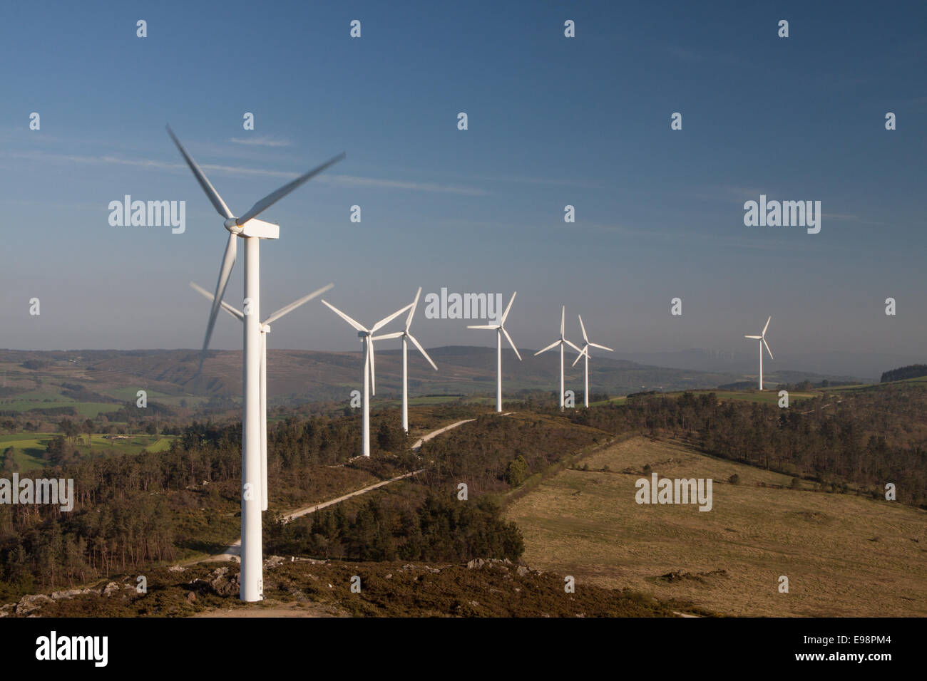 Gare de moulins à vent Banque D'Images