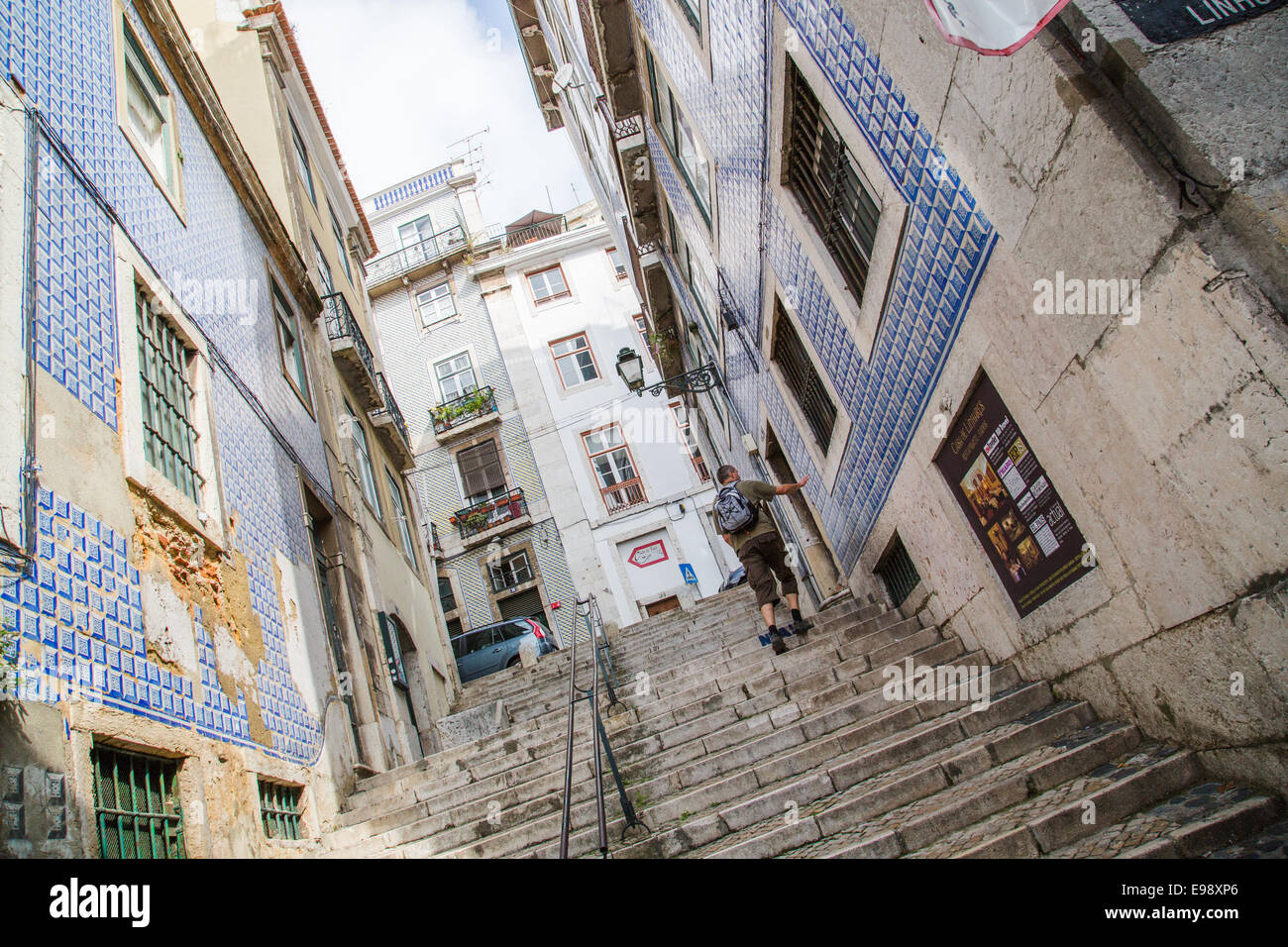 L'image de la rue, Lisbonne, Portugal Banque D'Images