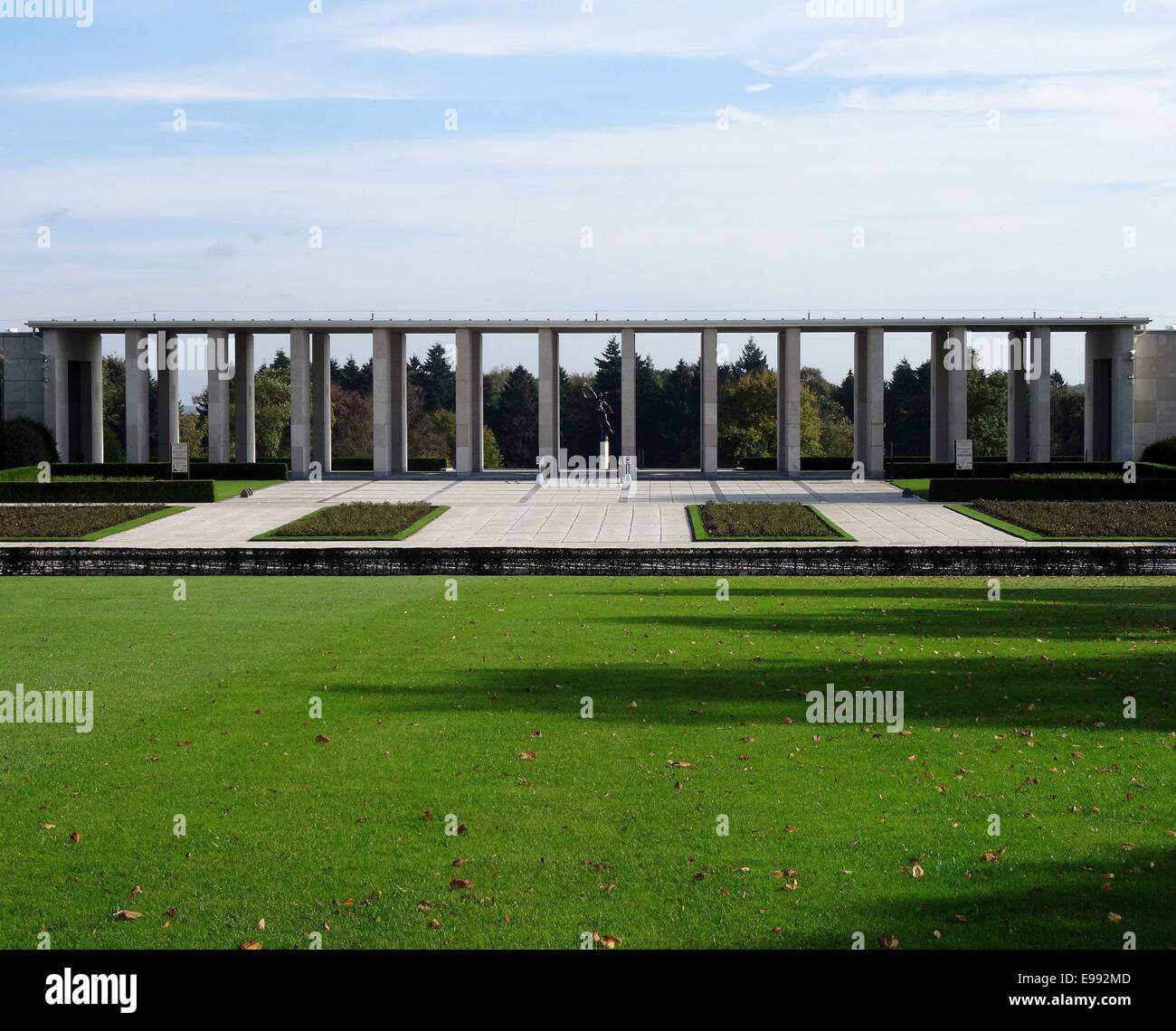 Le Mémorial de l'armée américaine en Belgique Henri-Chapelle Cemetery Banque D'Images