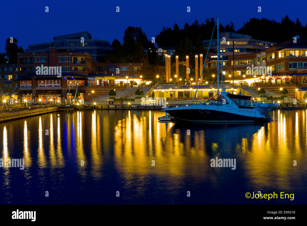 Shilshole Bay Marina Kirkland, Washington, USA Banque D'Images