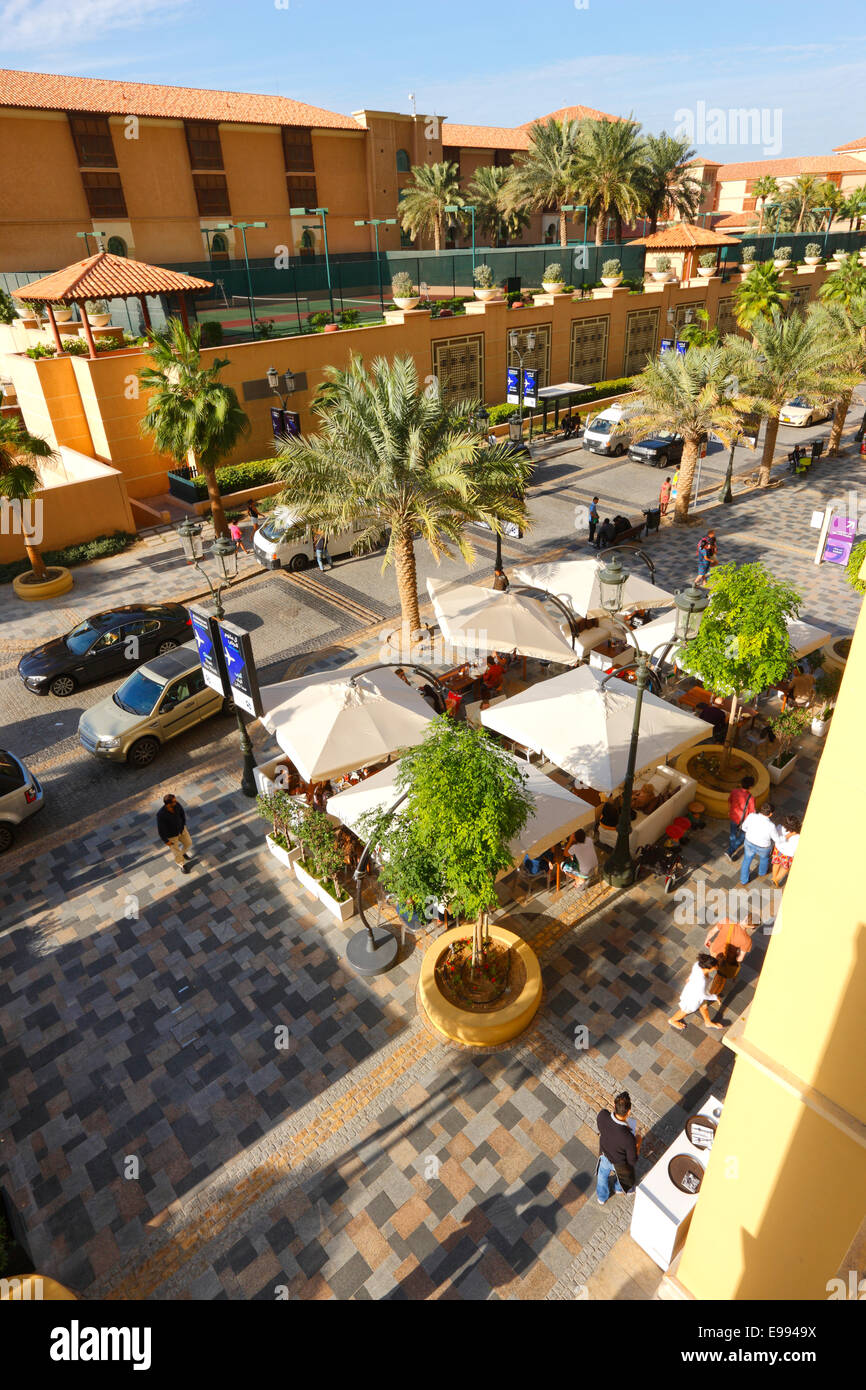 Restaurant de luxe dans - Boulevard Jumeirah, Dubai Marina Banque D'Images