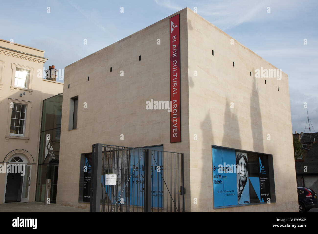 Black Cultural Archives, le premier centre du patrimoine noir du Royaume-Uni à Brixton, Londres. Ouvert en juillet 2014 Banque D'Images