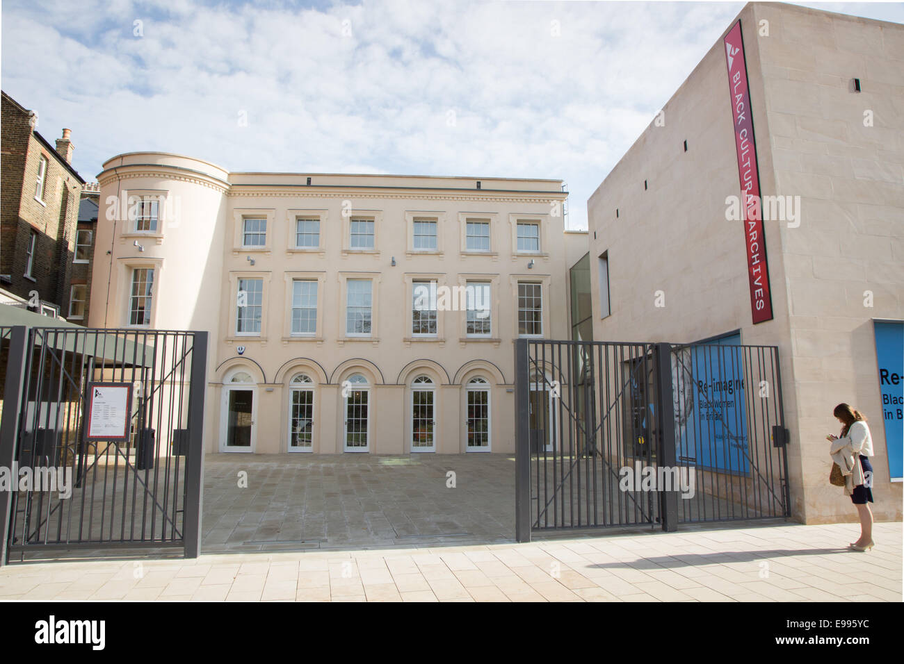 Black Cultural Archives, le premier centre du patrimoine noir du Royaume-Uni à Brixton, Londres. Ouvert en juillet 2014 Banque D'Images