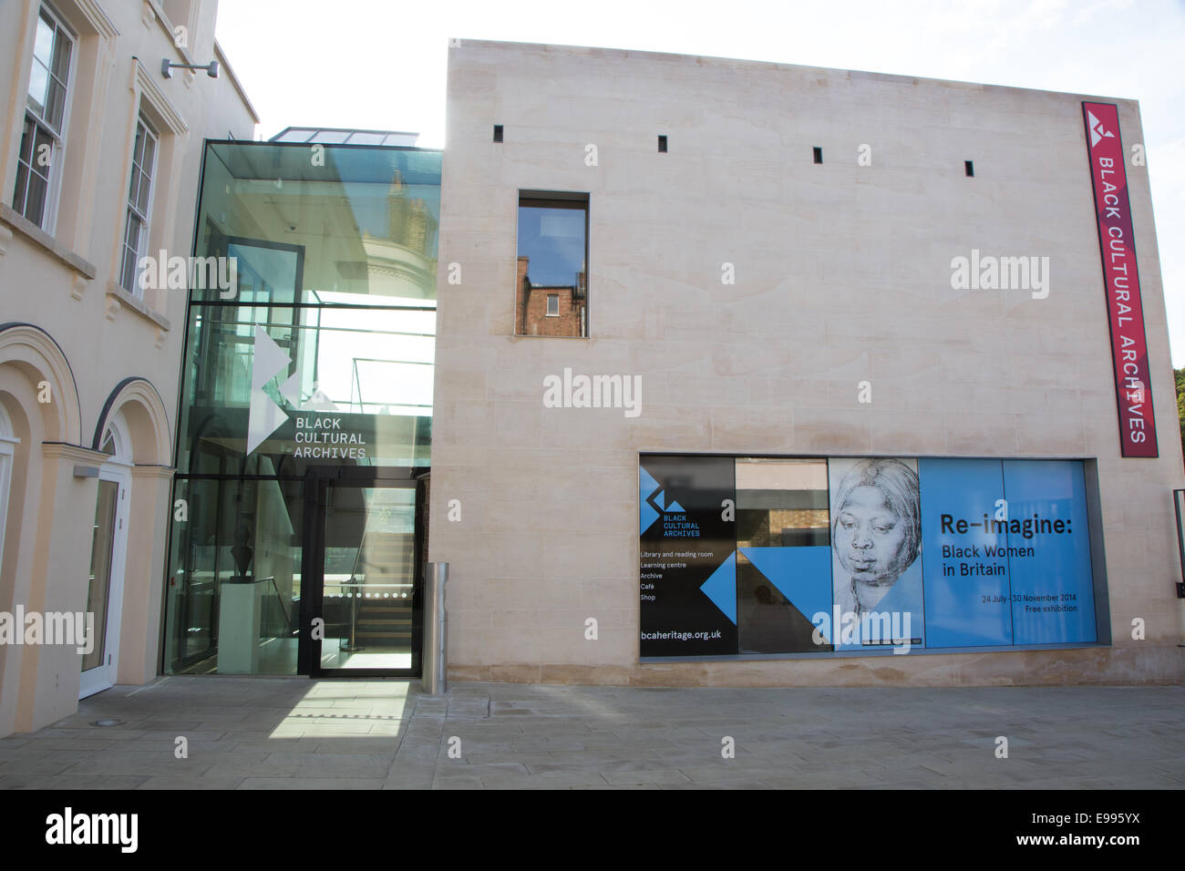 Black Cultural Archives, le premier centre du patrimoine noir du Royaume-Uni à Brixton, Londres. Ouvert en juillet 2014 Banque D'Images