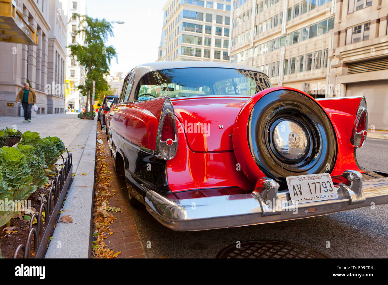 Vintage 1957 Hudson Super V8 berline Hollywood - USA Banque D'Images
