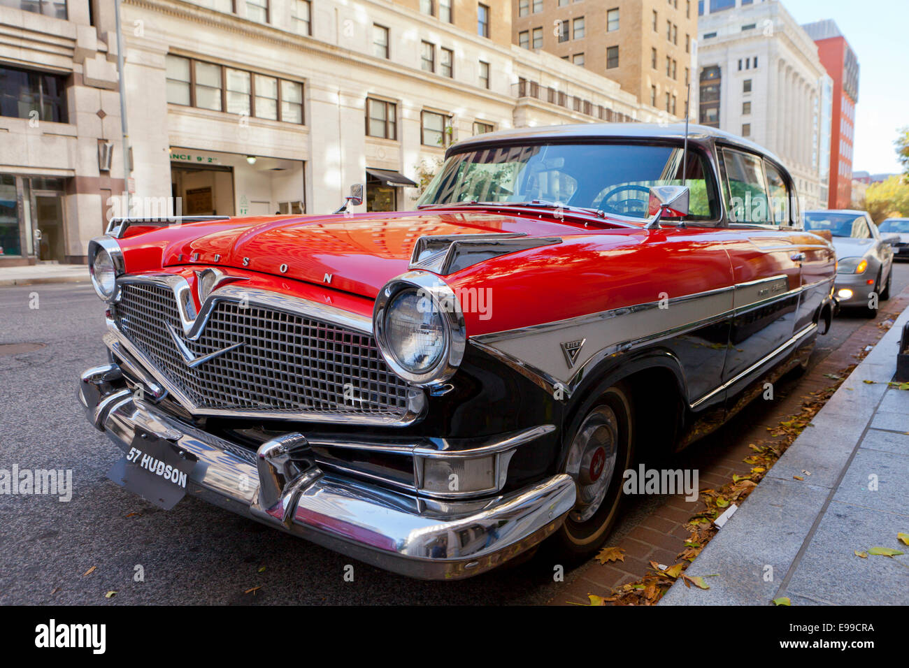 Vintage 1957 Hudson Super V8 berline Hollywood - USA Banque D'Images