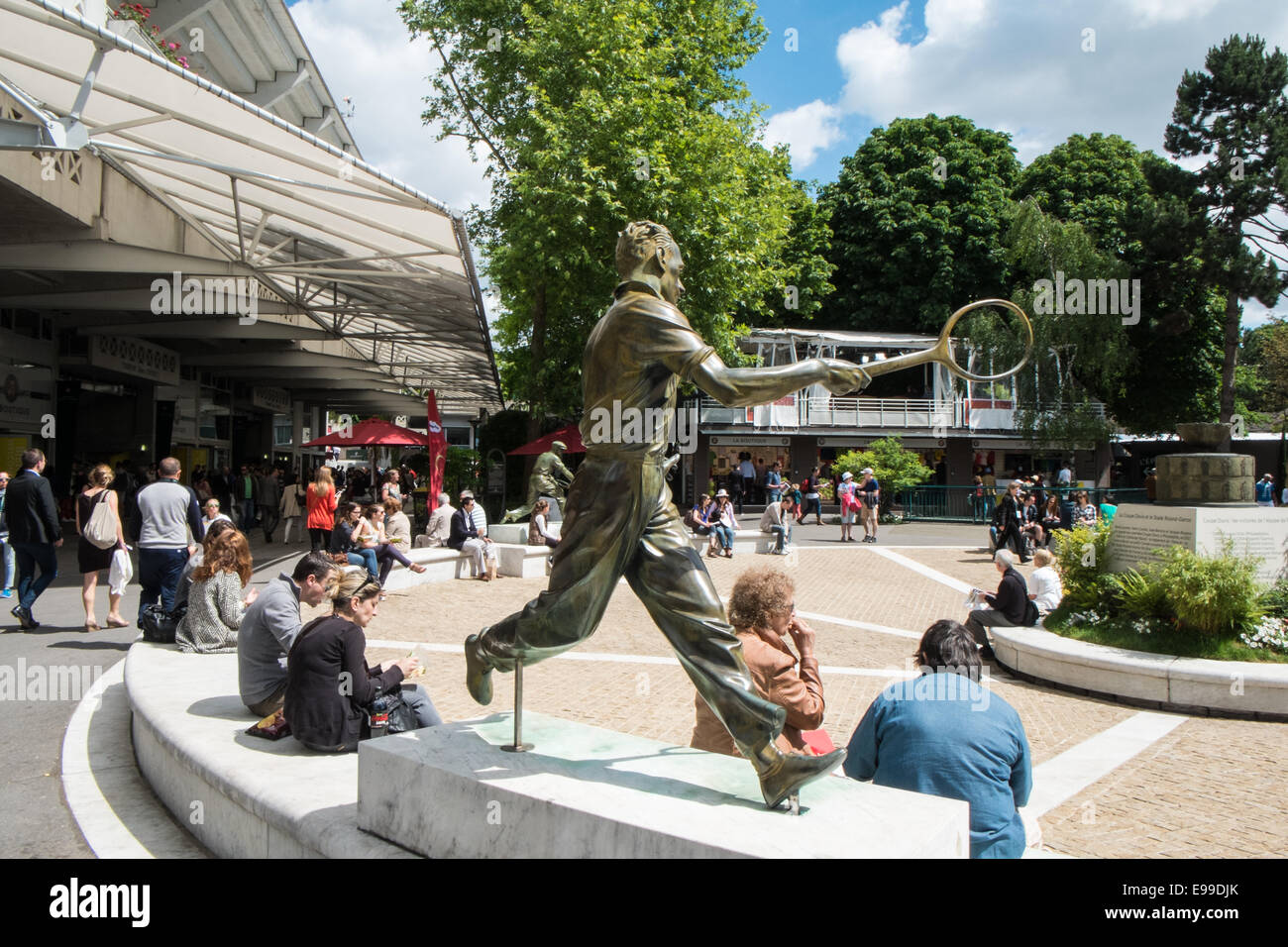 Roland Garros, le tournoi de tennis Open de France,, Paris, juin, Banque D'Images