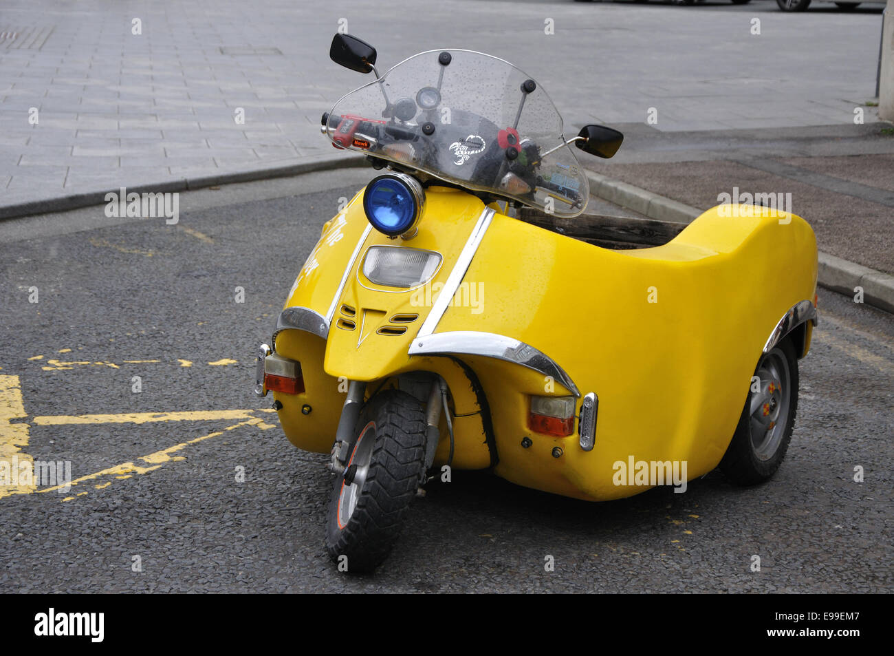 Mobilité en moto, England, UK Banque D'Images