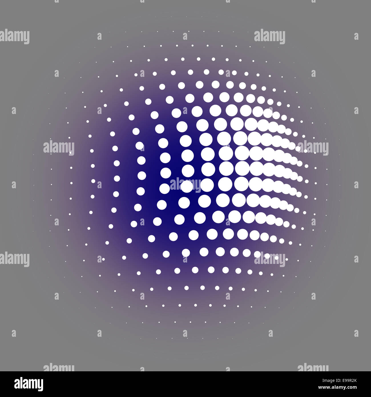 Résumé motif de cercles Banque D'Images