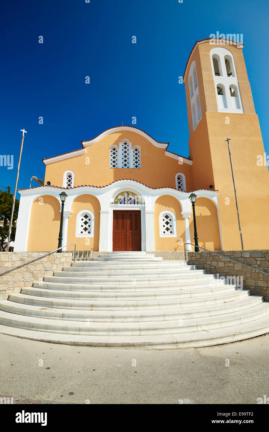 L'église orthodoxe, Kos, îles Grecques Banque D'Images