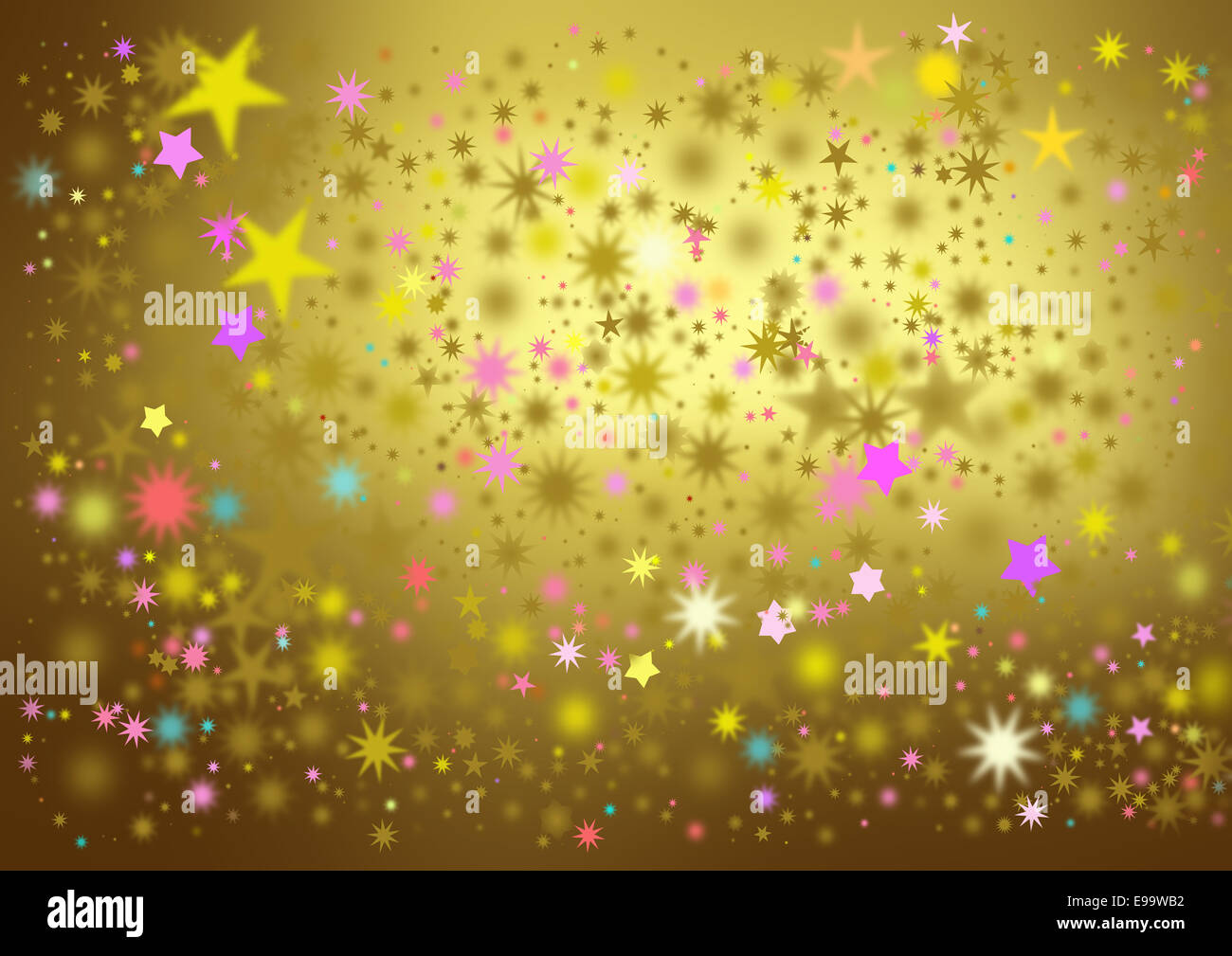 Stars de fond Banque D'Images