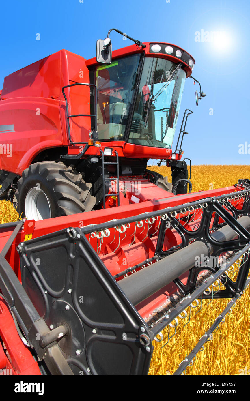 Moissonneuse Batteuse Banque D'Images